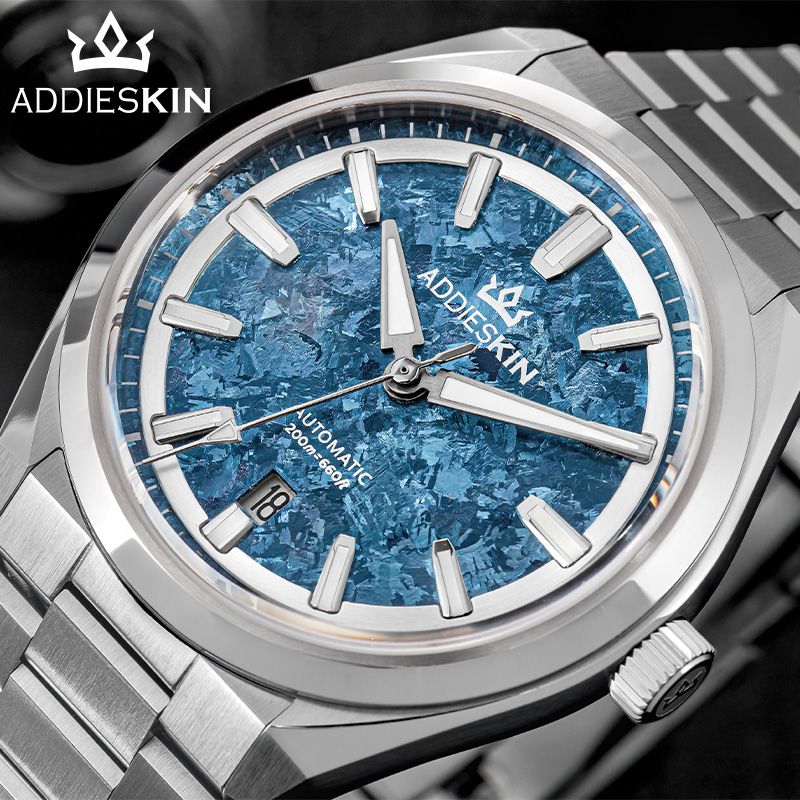 Body Jewelry Titanium - ADDIESDIVE Luxury Watch Sapphire Titanium Dial