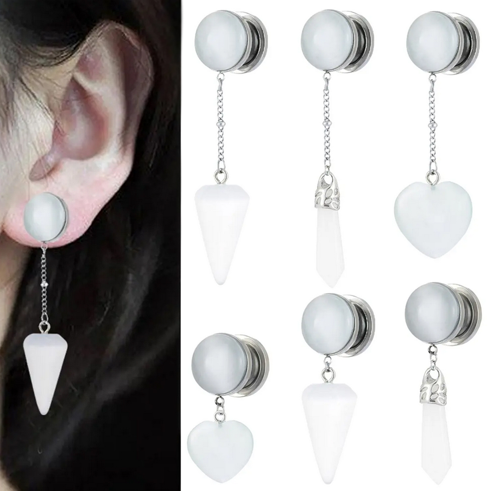 2pc Multi Type Drop Dangle Tas - Body Jewelry Metal Types recensione e prezzo