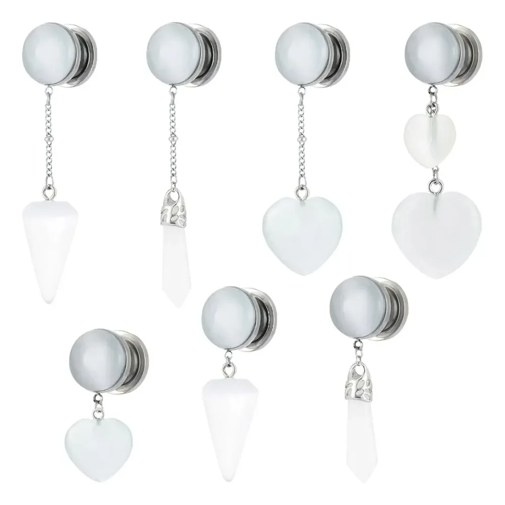 2pc Multi Type Drop Dangle Tas - Body Jewelry Metal Types recensione e prezzo