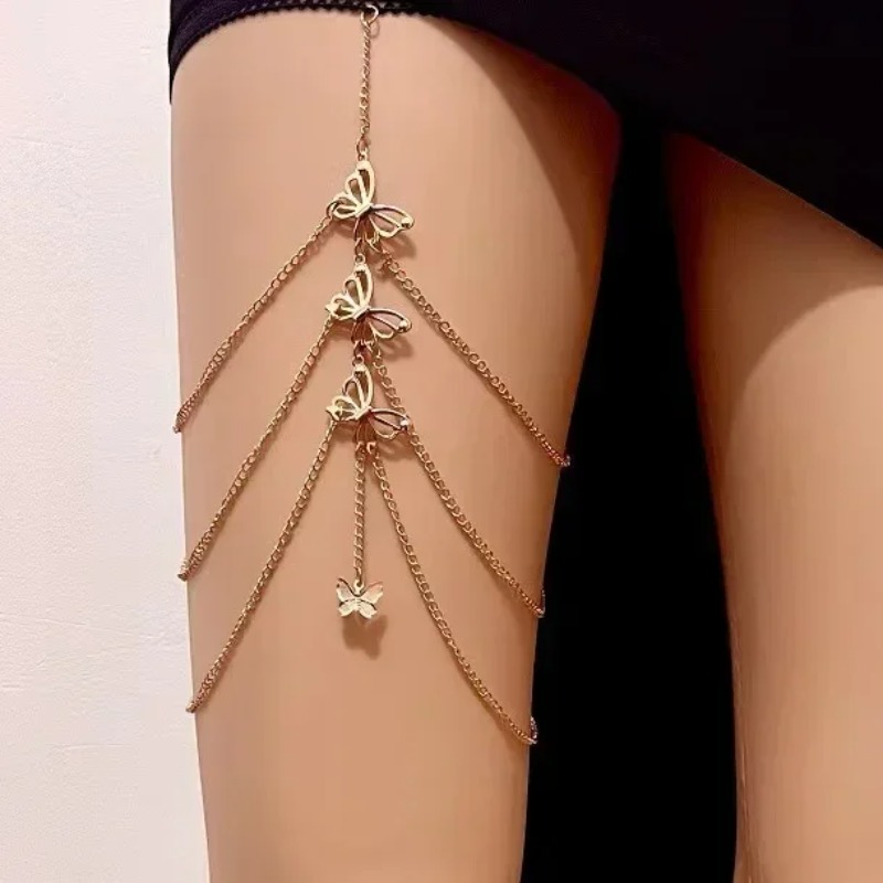 Bohemian Crystal Tassel Multi  - Body Jewelry Thigh Chain recensione e prezzo