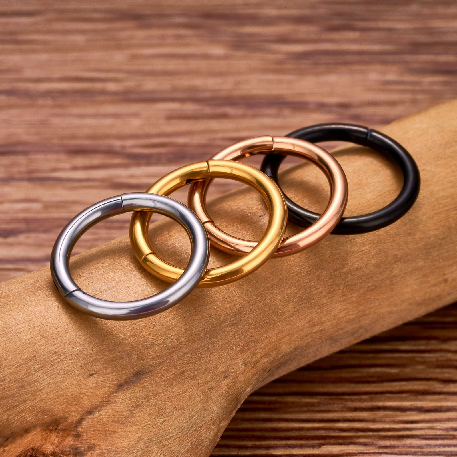 5pcs G23 Titanium Piercing sex - Septum Clicker Ring recensione e prezzo