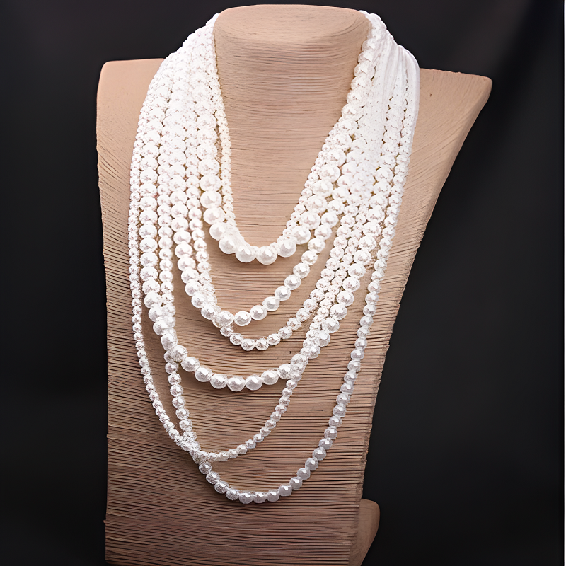Vintage Pearl Multi-Layered Bo - Body Jewelry Thigh Chain recensione e prezzo