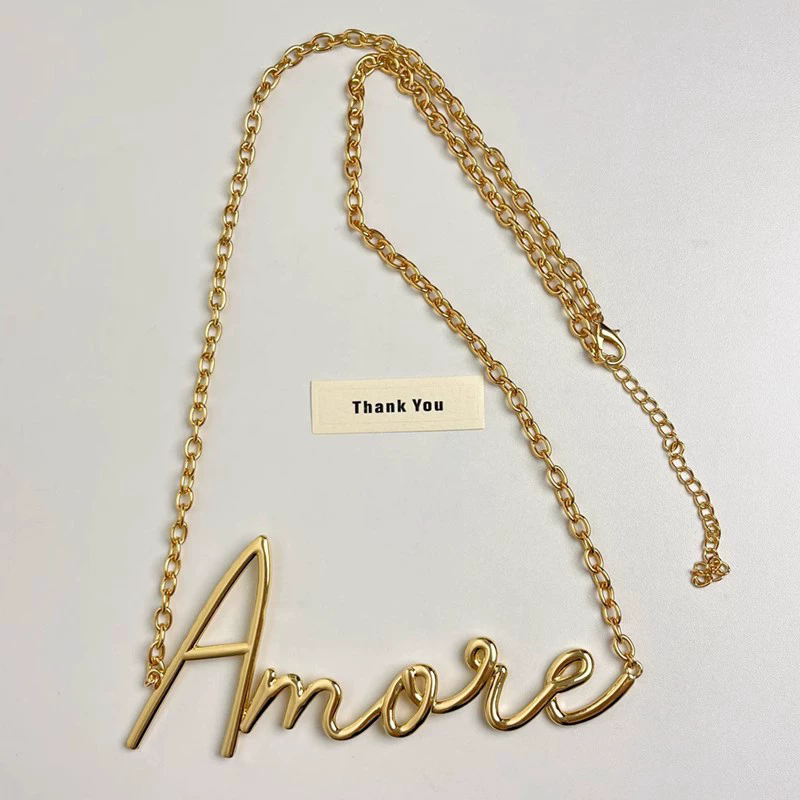 2025 New Retro Gold Letter Wai - Body Jewelry Bulk recensione e prezzo
