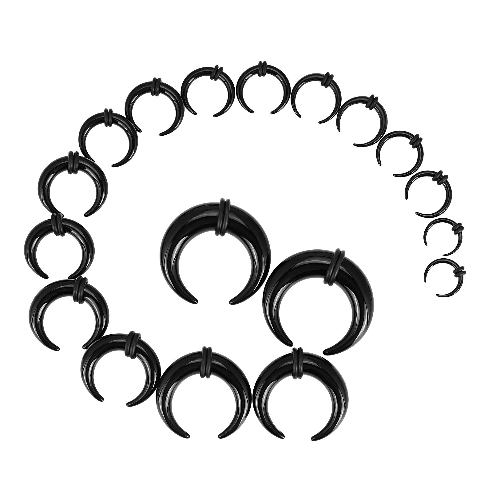 18Pcs Acrylic Septum Pincher T - Septum Clicker Ring recensione e prezzo