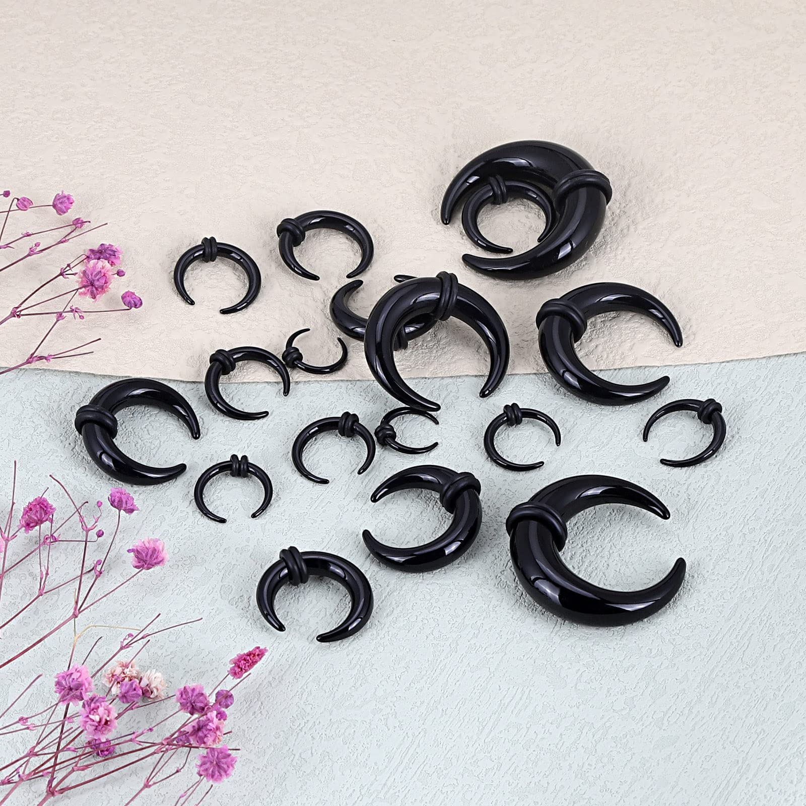18Pcs Acrylic Septum Pincher T - Septum Clicker Ring recensione e prezzo
