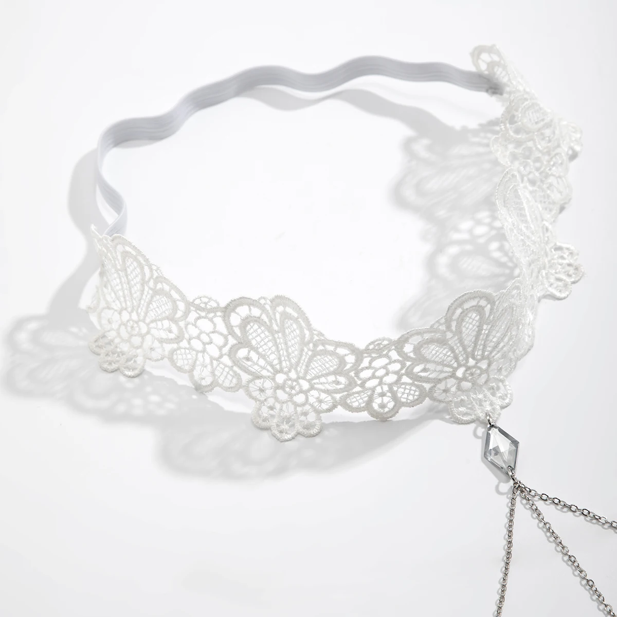 White Lace Thigh Chain Sexy Lo - Body Jewelry Thigh Chain recensione e prezzo