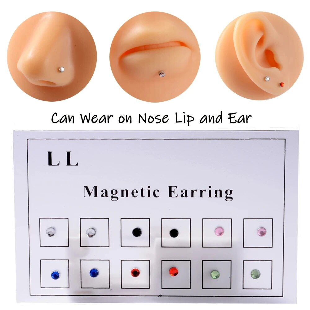 12PCS/Card Fake Cheater Non Pi - Body Jewelry Nose Studs recensione e prezzo