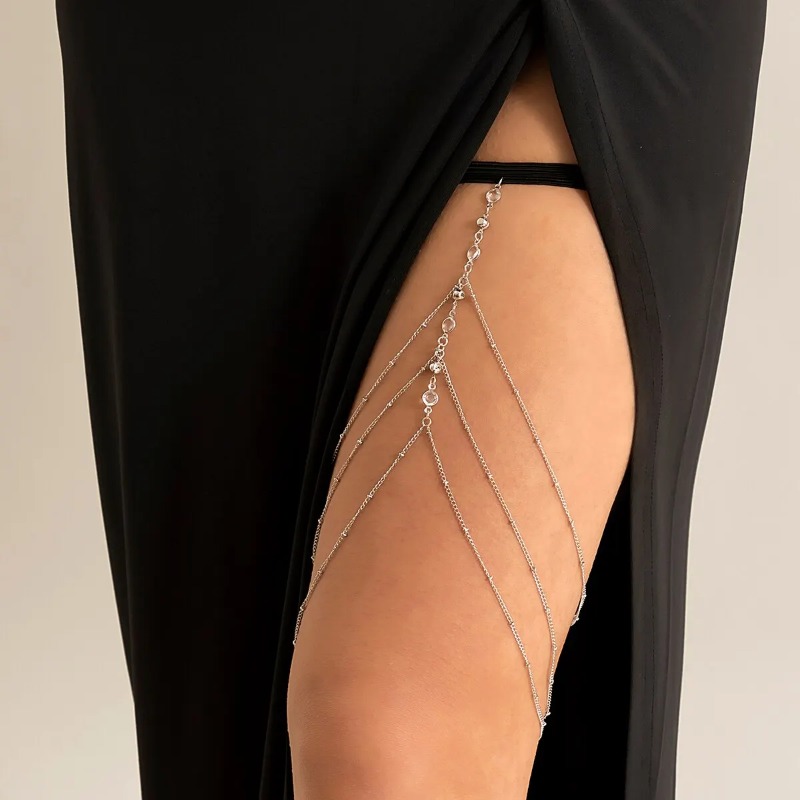Women Summer Sexy Tassel Multi - Body Jewelry Thigh Chain recensione e prezzo