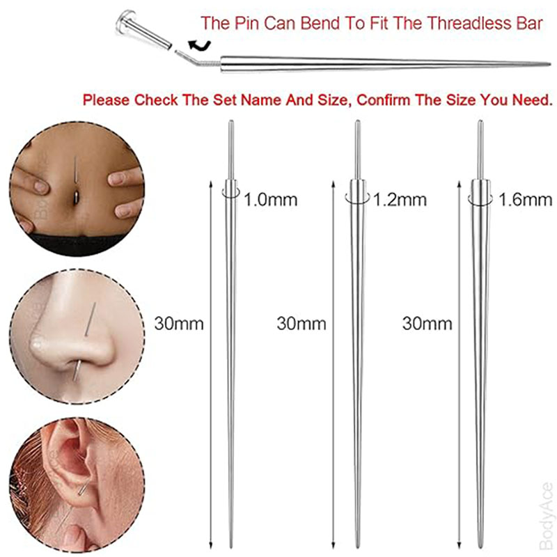 10 Pcs ASTM F136 Titanium Pier - Body Jewelry Metal Types recensione e prezzo