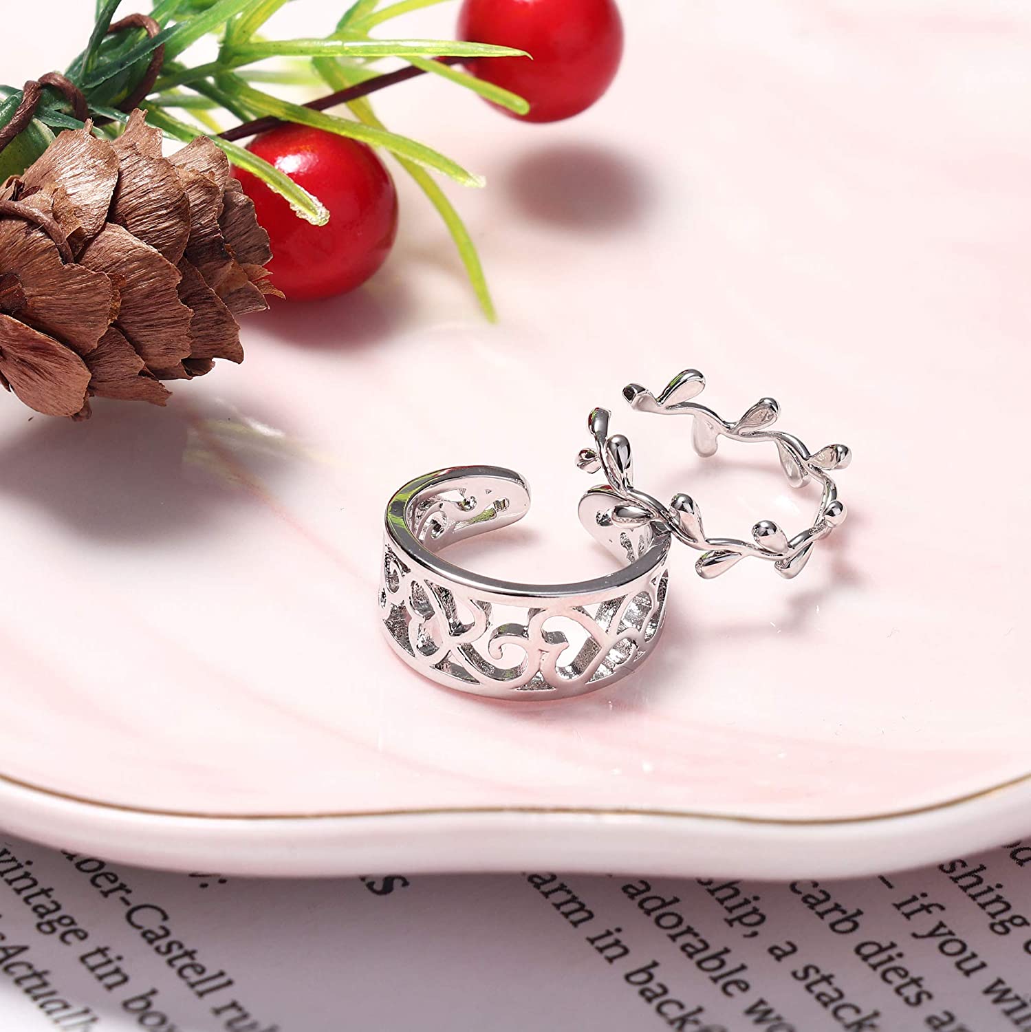 16Pcs Adjustable Toe Rings for - Body Jewelry Metal Types recensione e prezzo