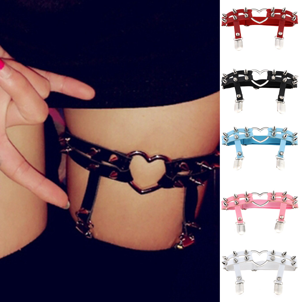 DIEZI PU Leather Elastic Garte - Body Jewelry Thigh Chain recensione e prezzo