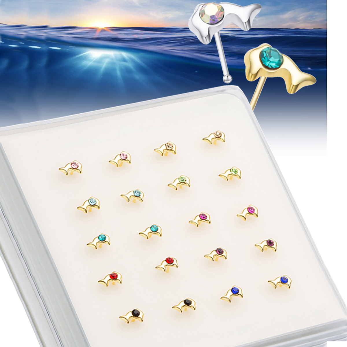 925 Sterling Silver Mini Cute  - Body Jewelry Metal Types recensione e prezzo