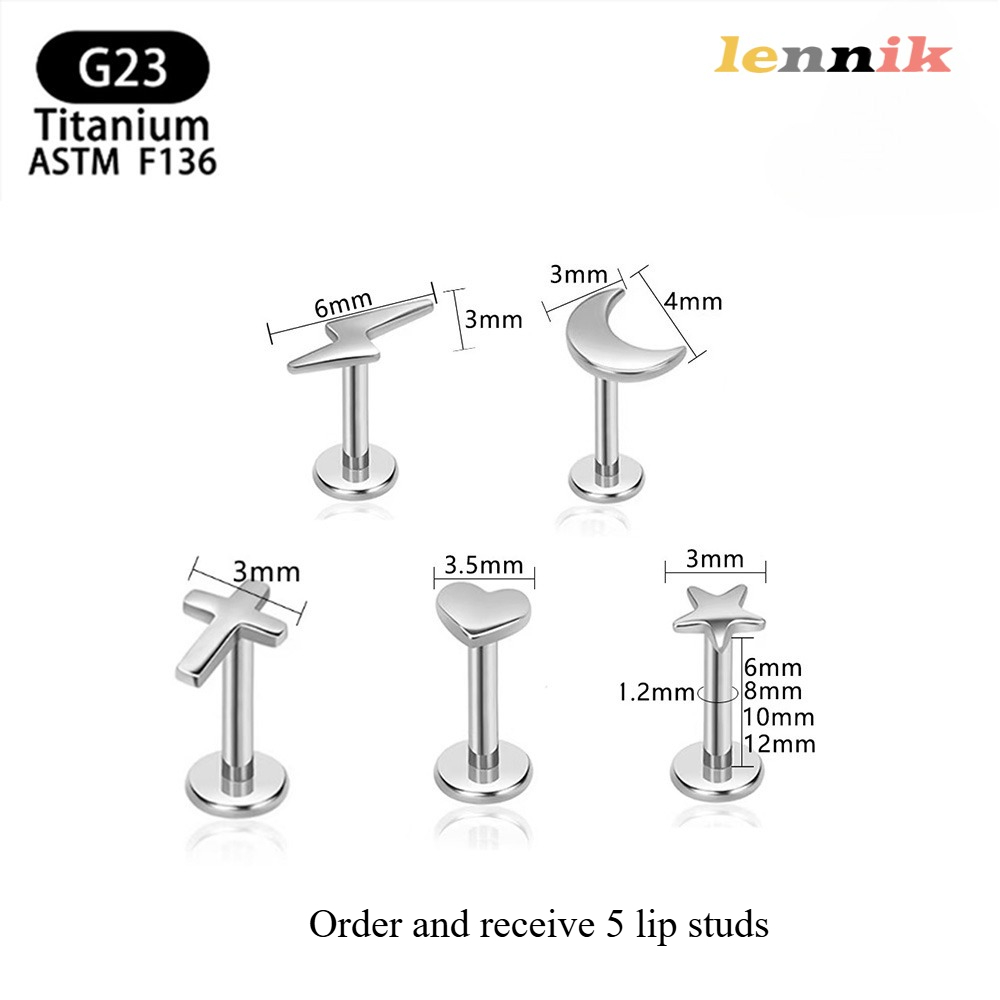 LENNIK F136 Titanium Alloy Cro - Body Jewelry Titanium recensione e prezzo