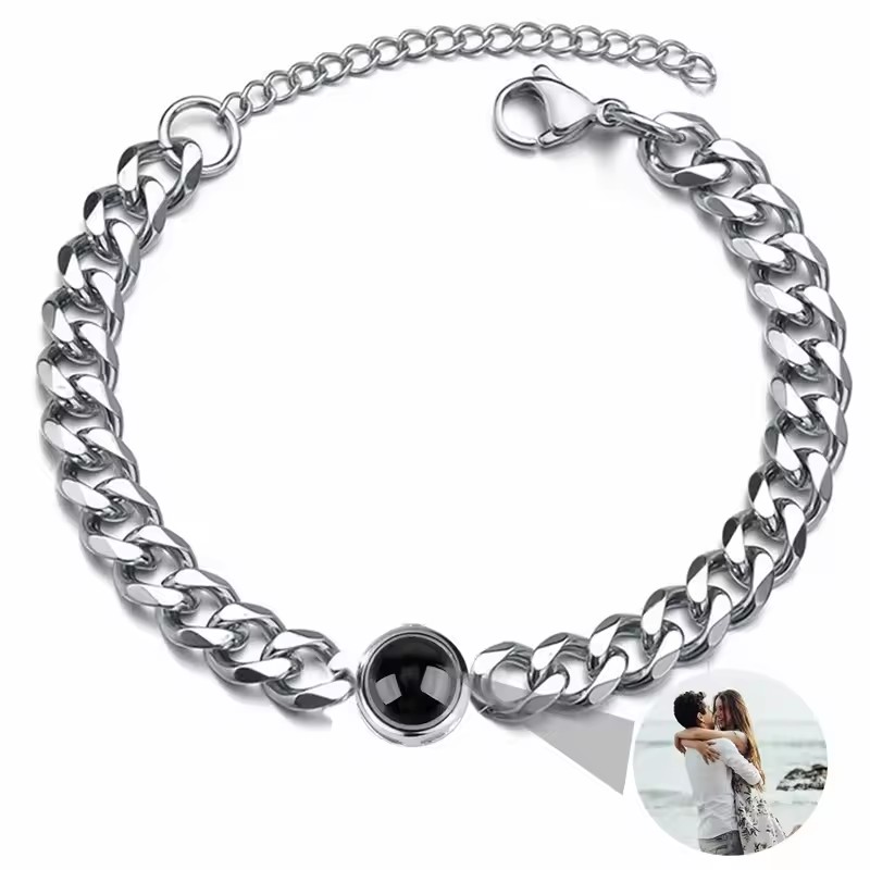 with Personalized Photo Projec - Body Jewelry Titanium recensione e prezzo