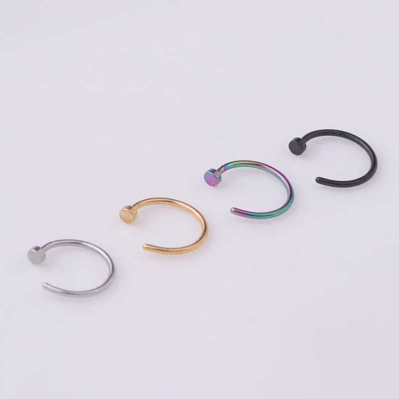 5pcs/lot 20G Nose Ring Hoop, 6 - Body Jewelry Nose Studs recensione e prezzo