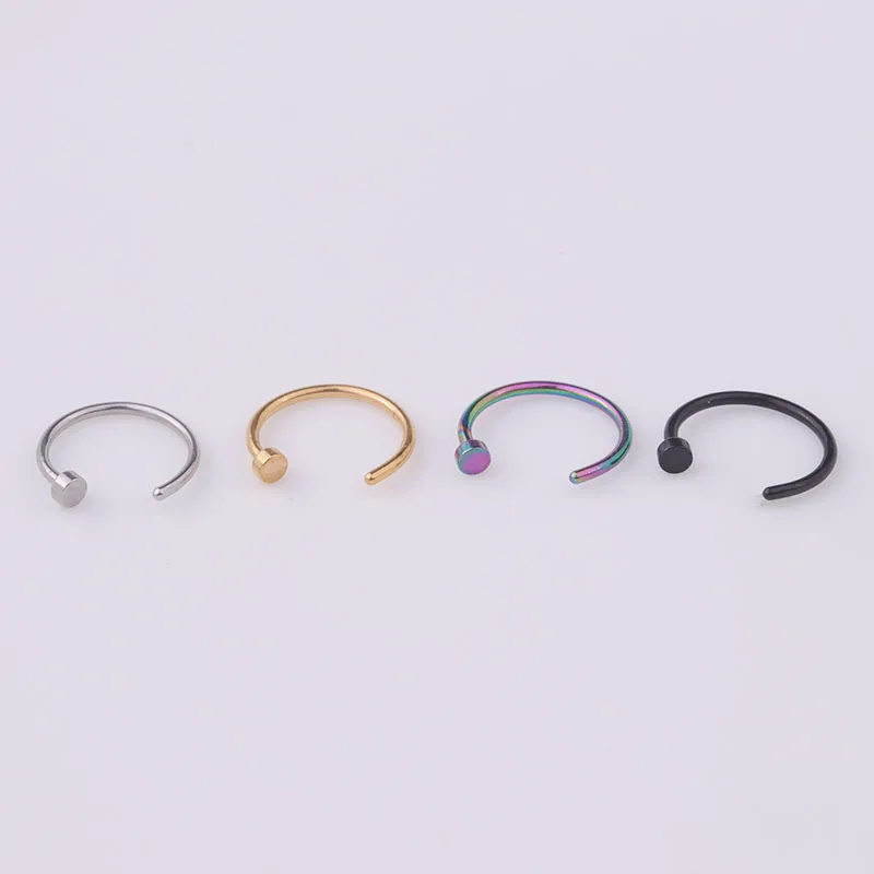 5pcs/lot 20G Nose Ring Hoop, 6 - Body Jewelry Nose Studs recensione e prezzo