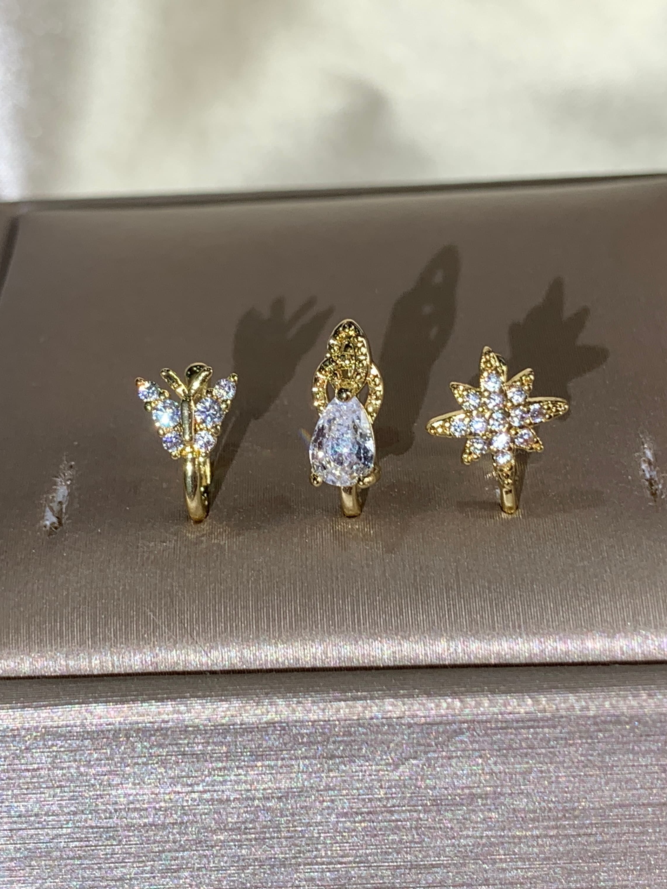 3-piece fashionable and elegan - Body Jewelry Nose Studs recensione e prezzo
