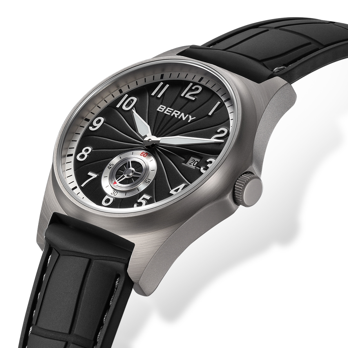 BERNY Men's Titanium Automatic - Body Jewelry Titanium recensione e prezzo