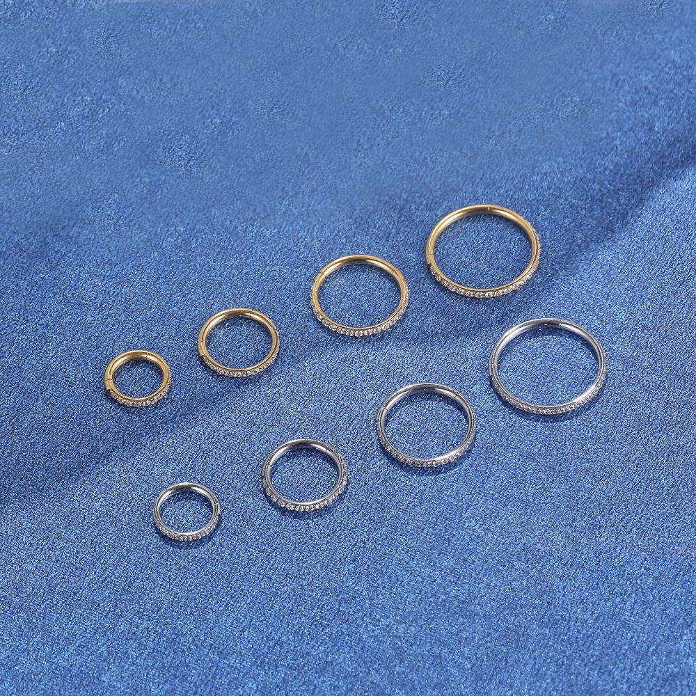 F136 Titanium Nose Ring Implan - Septum Clicker Ring recensione e prezzo