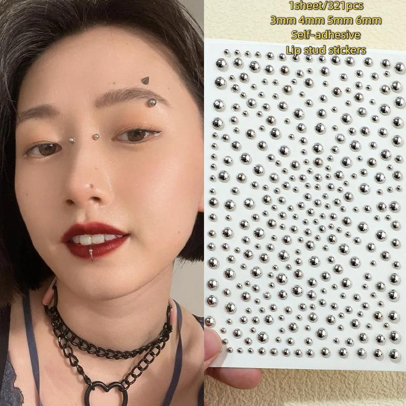 321pcs Non Piercing Lip Studs  - Body Jewelry Nose Studs recensione e prezzo