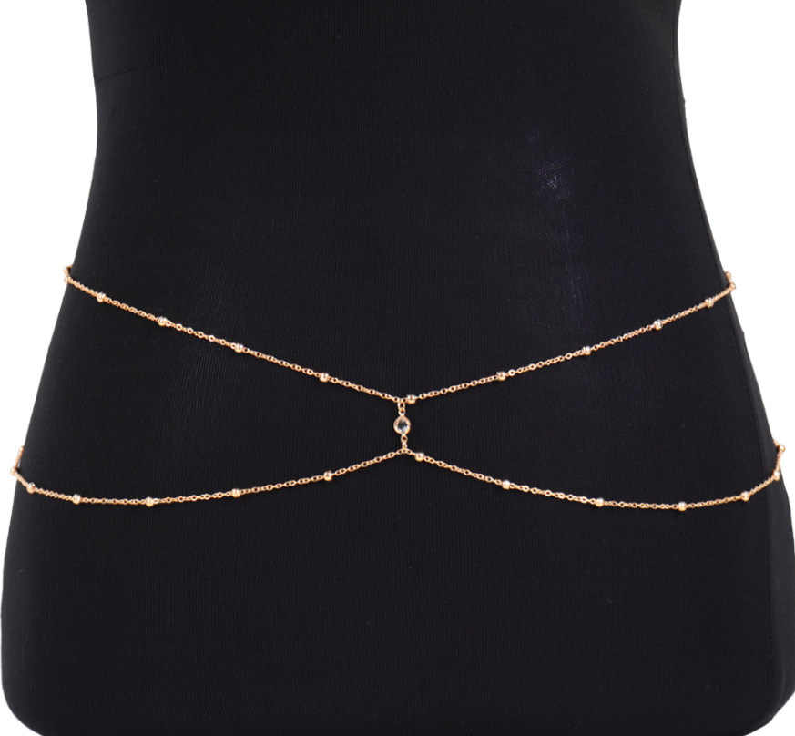 Clear Rhinestone Beaded Belly  - Body Jewelry Bulk recensione e prezzo