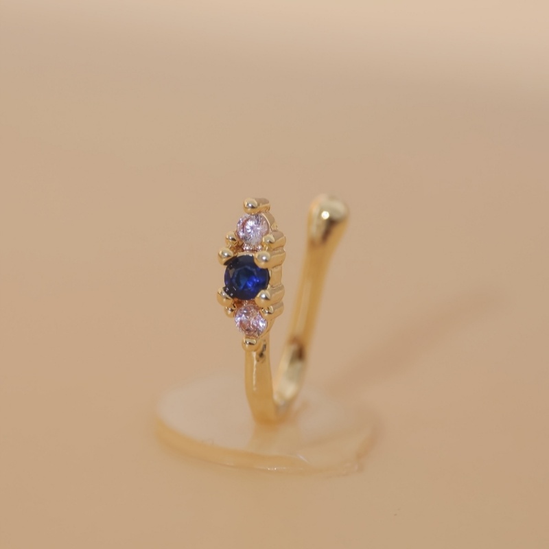 1-piece set of blue zircon nos - Body Jewelry Nose Studs recensione e prezzo