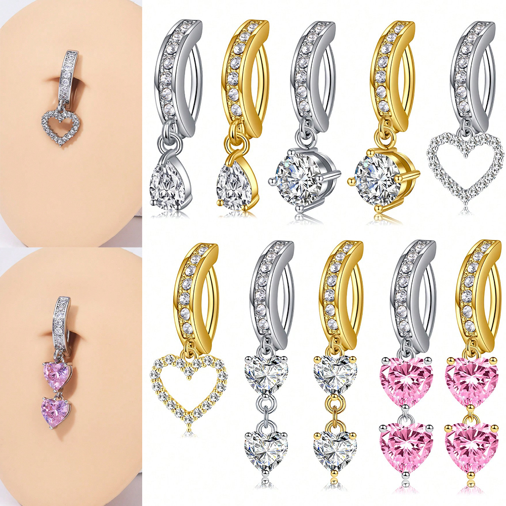 1PC 14G 10mm Belly Button Ring - Septum Clicker Ring recensione e prezzo