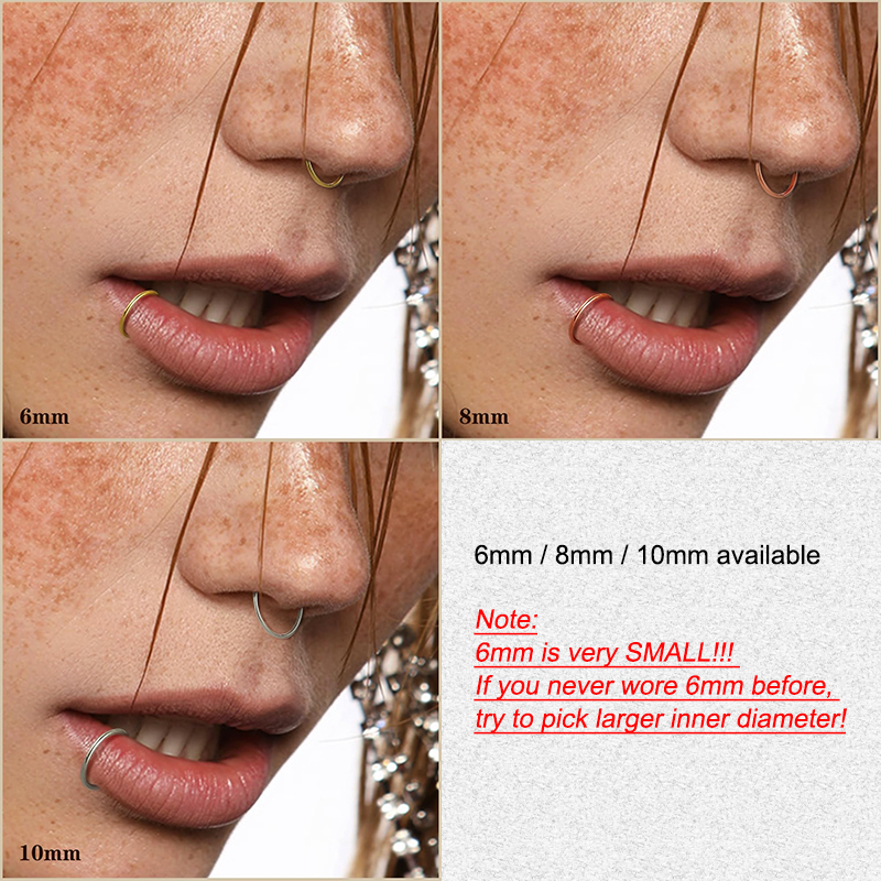 6pcs/lot Hypoallergenic Nose R - Body Jewelry Nose Studs recensione e prezzo