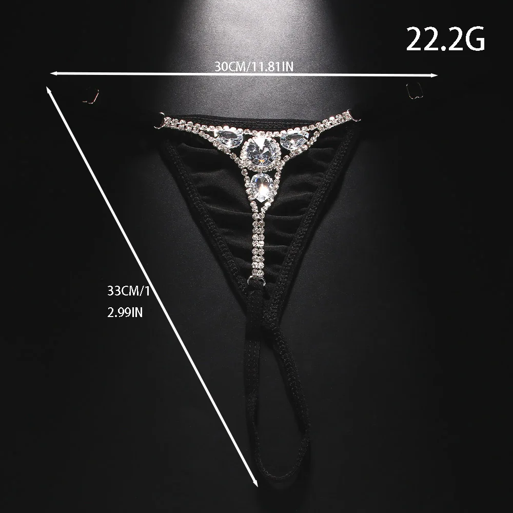 Sexy Round Rhinestone Thong Ad - Body Jewelry Bulk recensione e prezzo