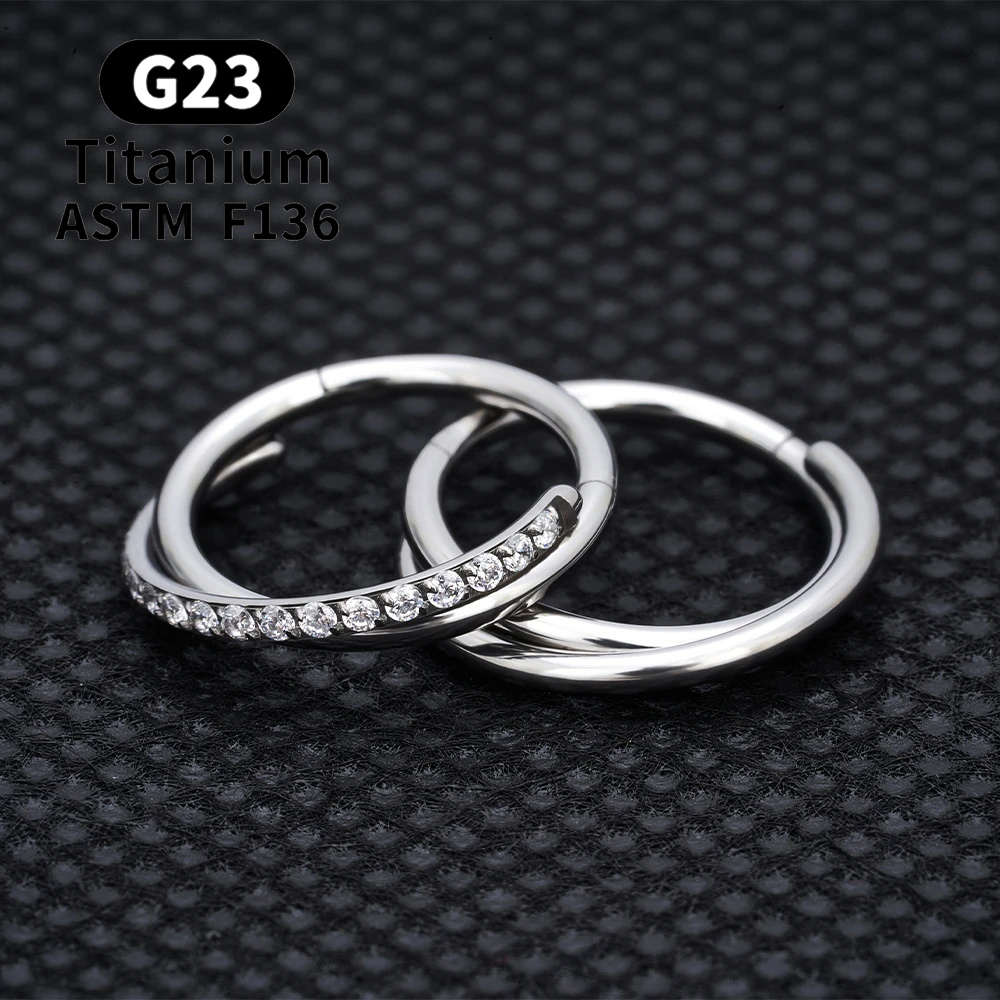 ASTM F136 Titanium Hinged Segm - Septum Clicker Ring recensione e prezzo