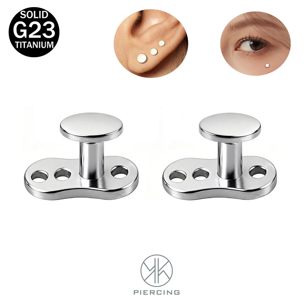 14G Round Disc Dermal Anchor T - Body Jewelry Titanium recensione e prezzo