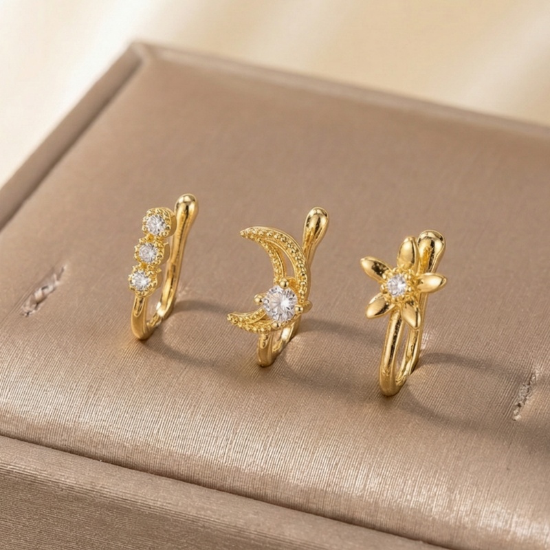 3-piece retro light luxury nos - Body Jewelry Nose Studs recensione e prezzo