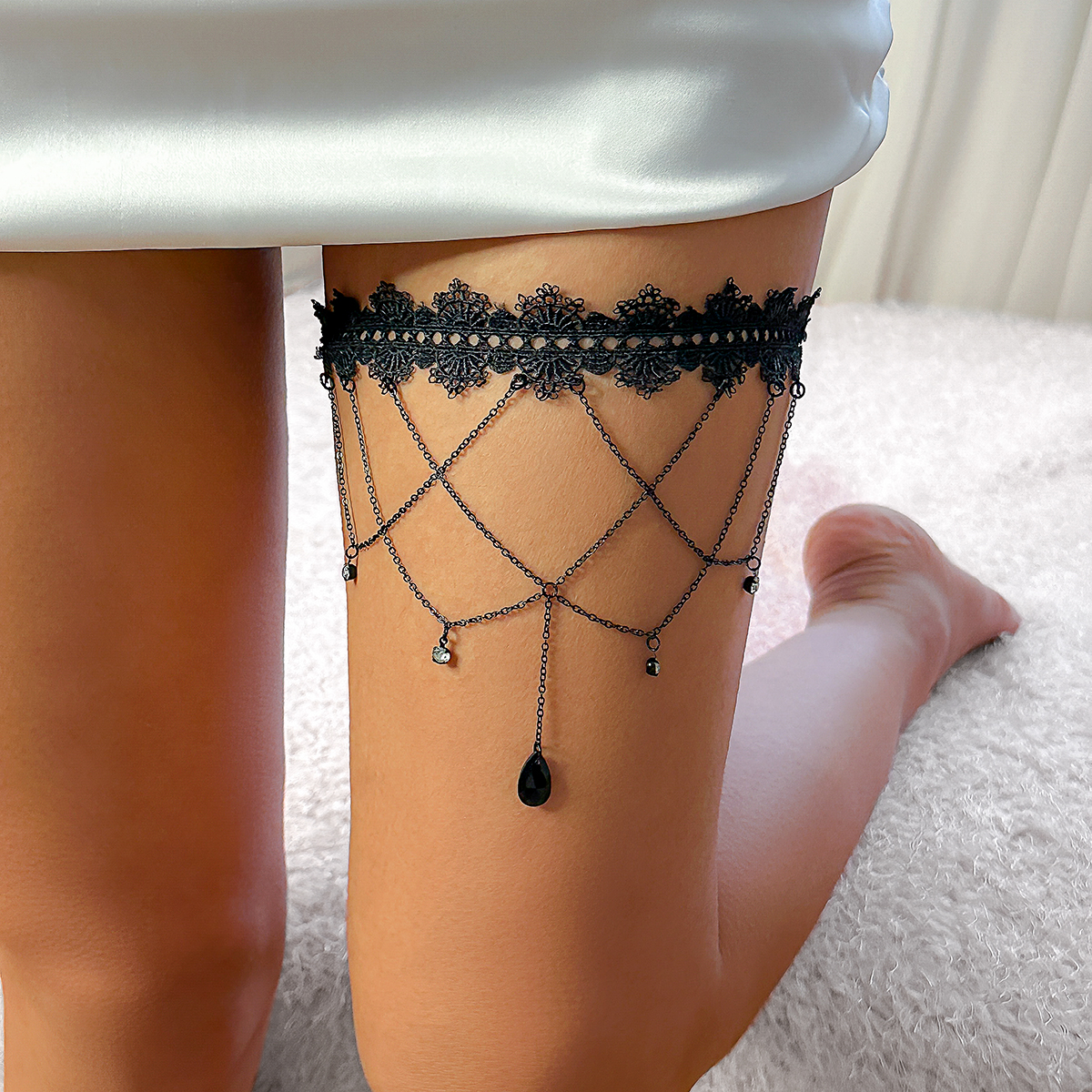 Ingemark Boho Elastic Band Bla - Body Jewelry Thigh Chain recensione e prezzo