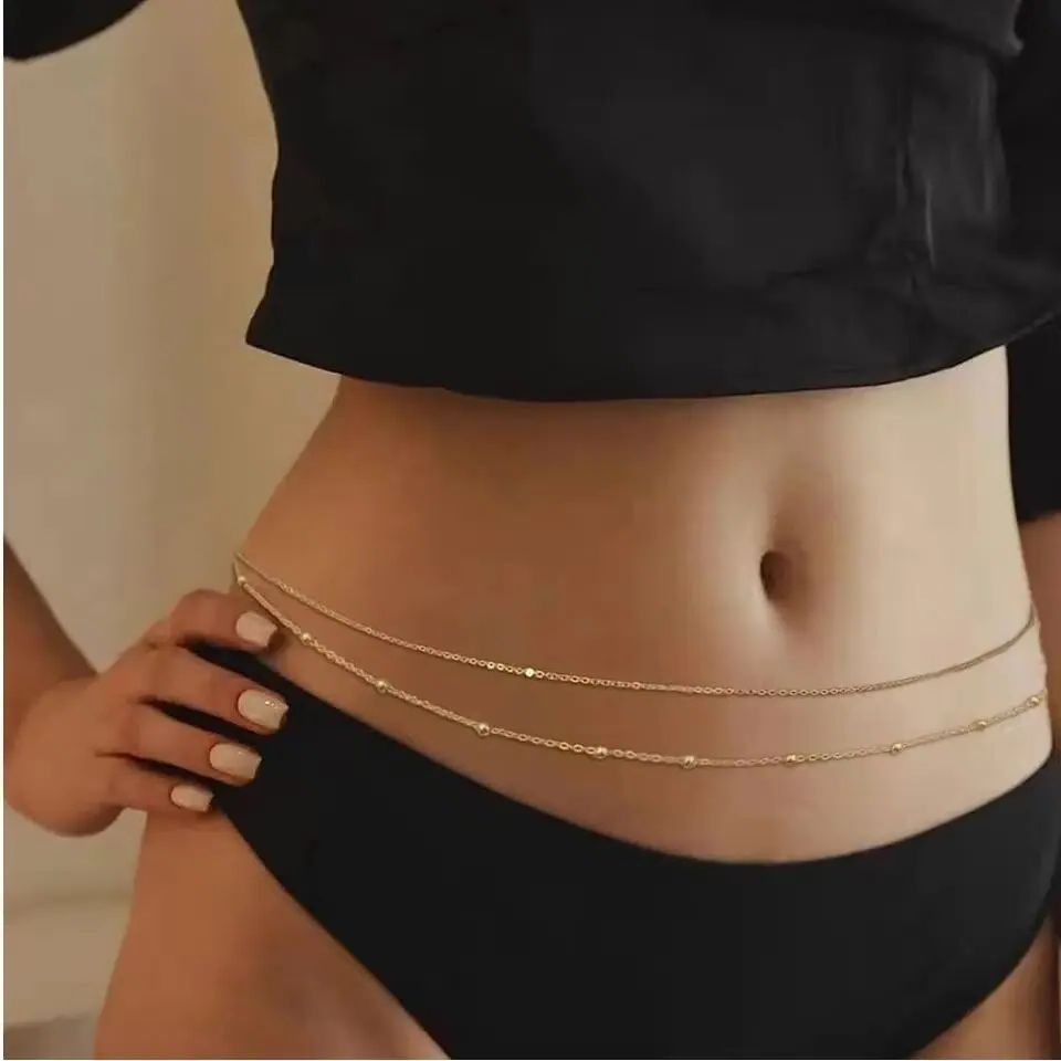 HipHop Double Layers Belly Cha - Body Jewelry Bulk recensione e prezzo