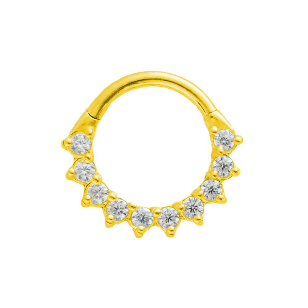 Trapezium CZ Septum 100%316L S - Septum Clicker Ring recensione e prezzo