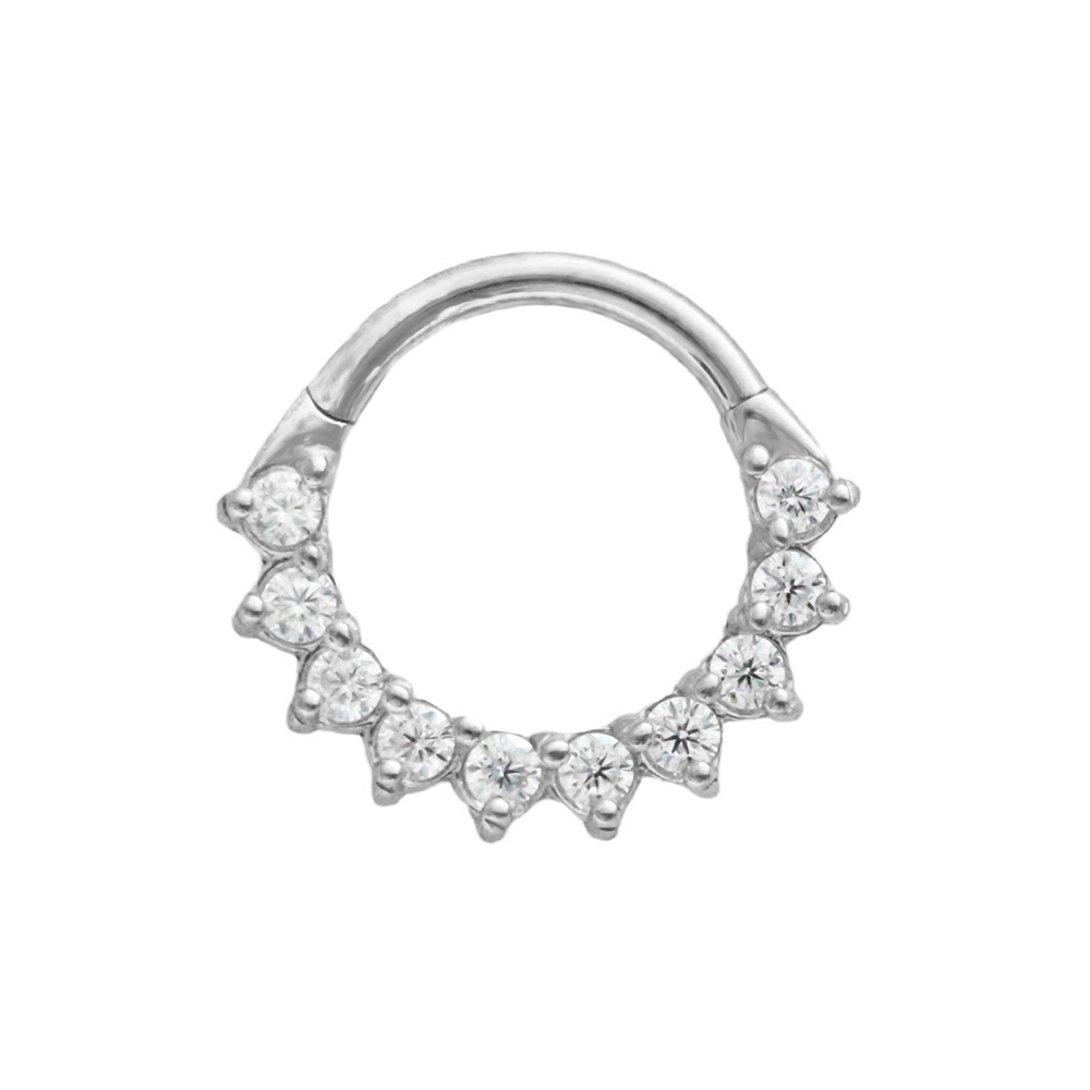 Trapezium CZ Septum 100%316L S - Septum Clicker Ring recensione e prezzo