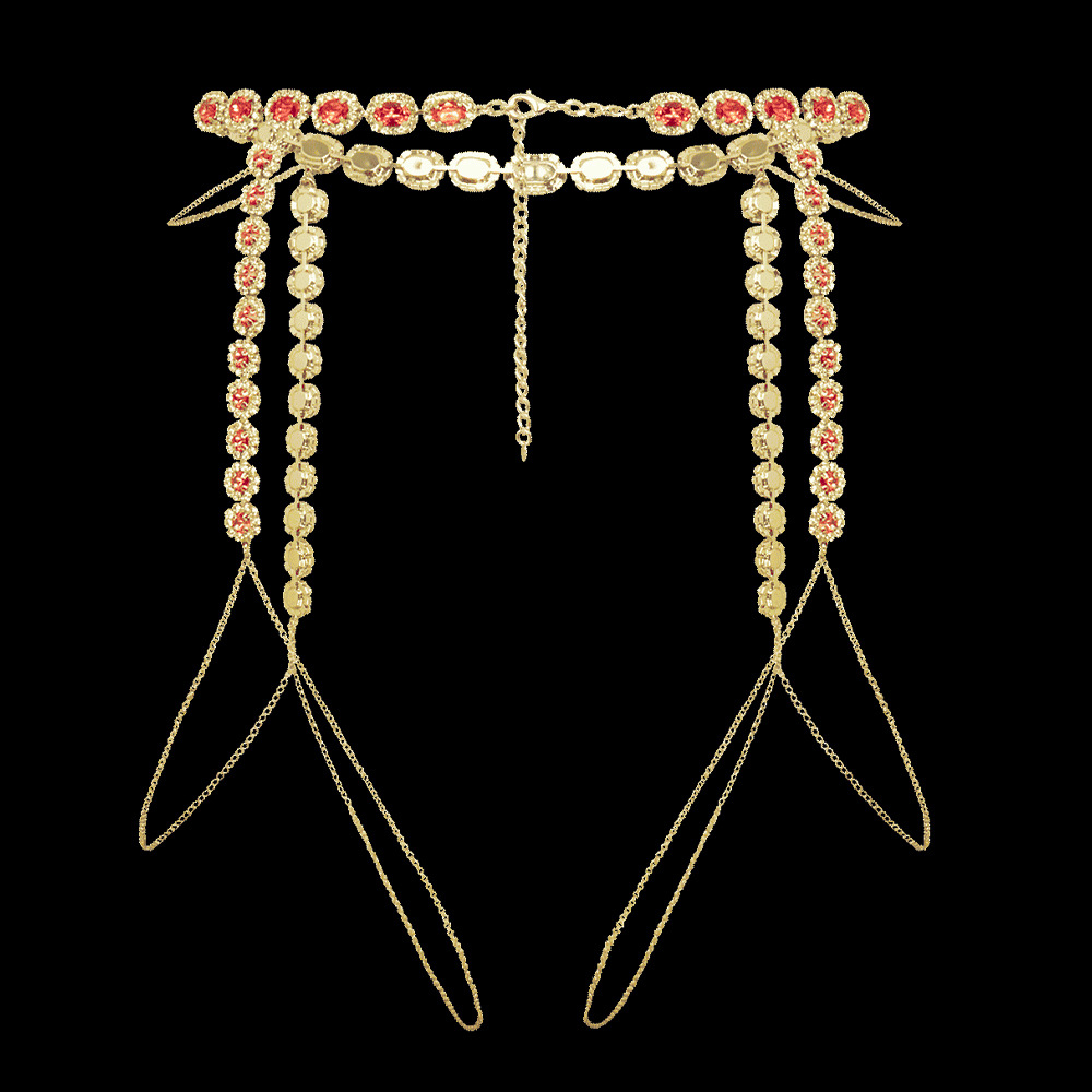 Stonefans Round Pink Thigh Cha - Body Jewelry Thigh Chain recensione e prezzo