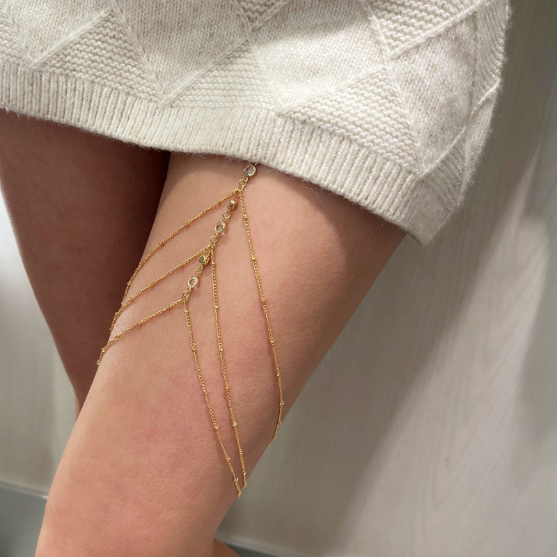 New Legs Sexy Beach Multi-Chai - Body Jewelry Thigh Chain recensione e prezzo